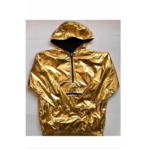 Adidas Womens Golden Windbreaker Gold Metallic